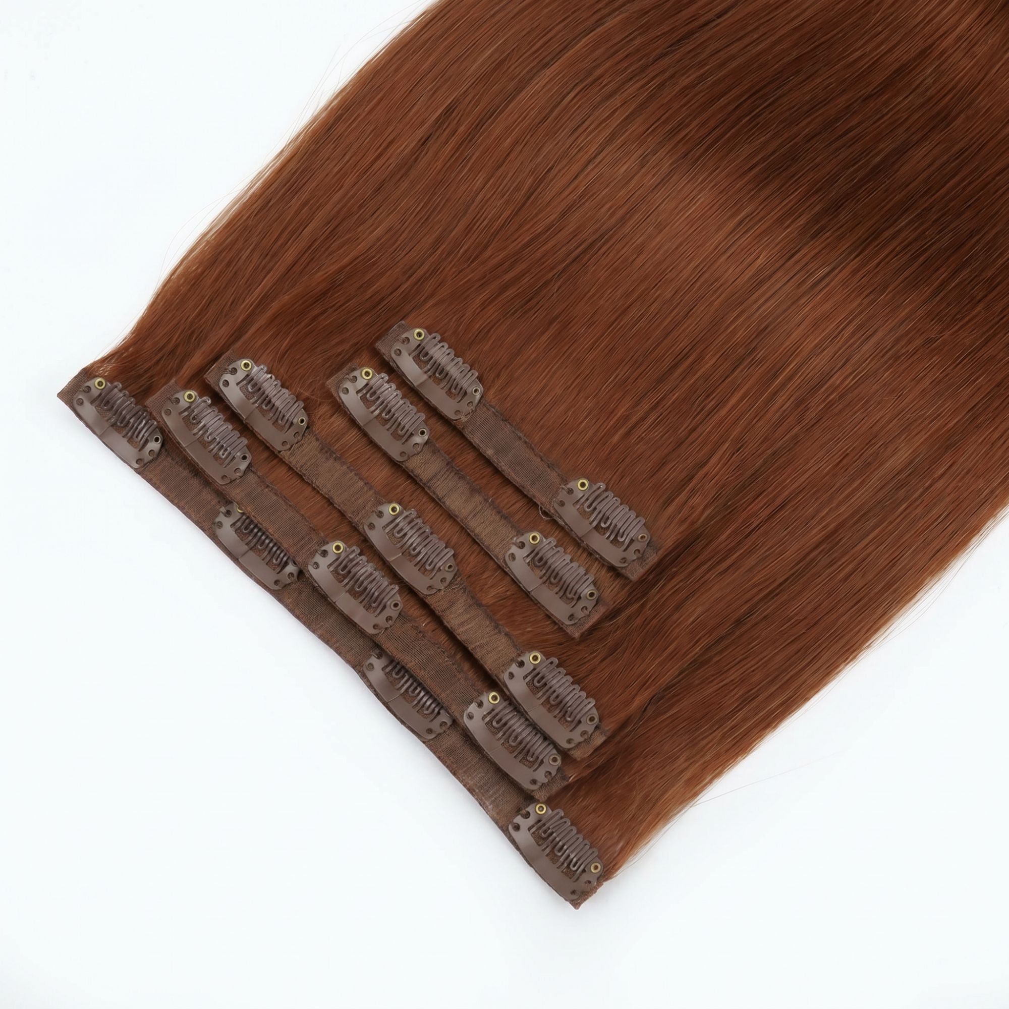 Rich Copper Auburn Invisible Clip-ins
