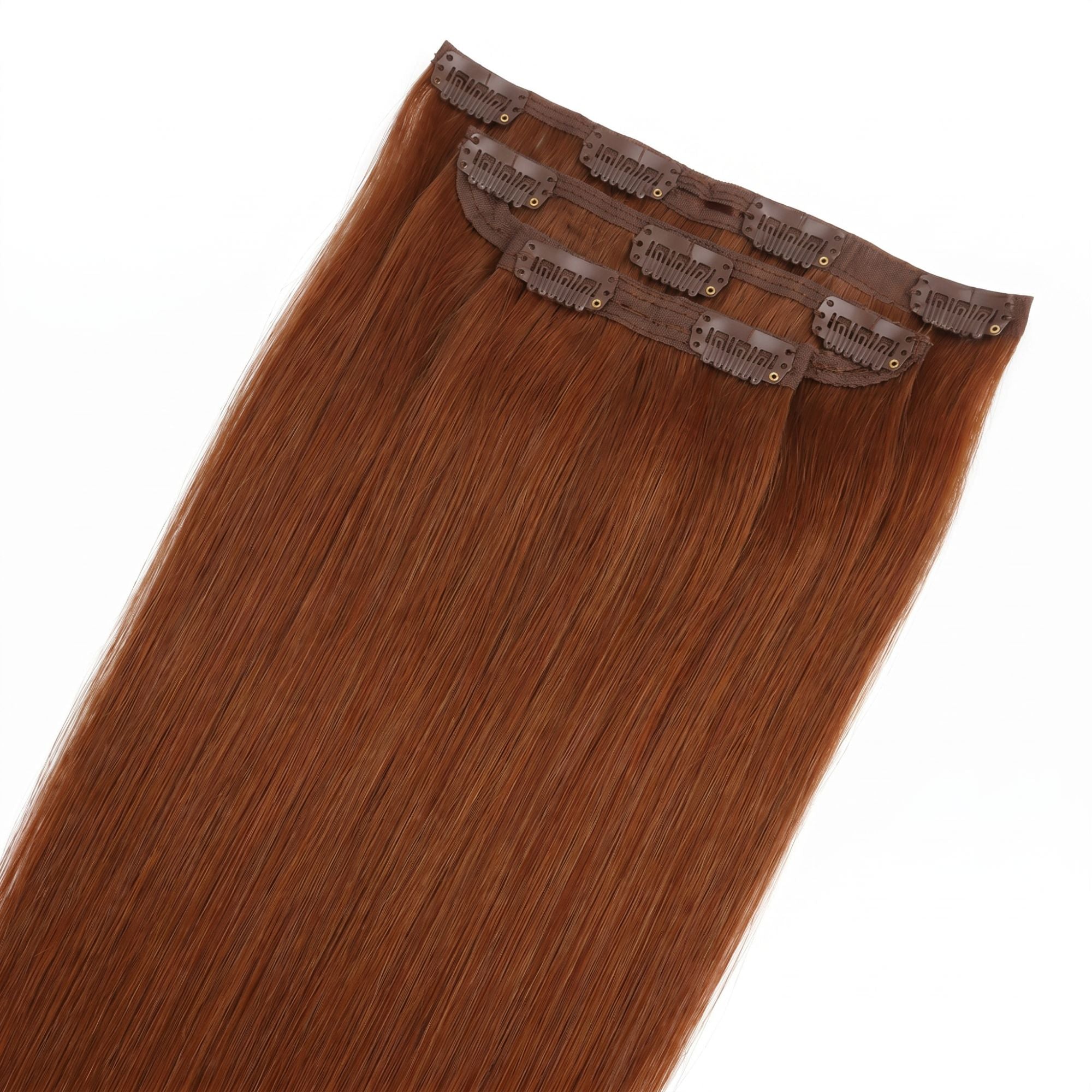 Rich Copper Auburn Seamless Clip-ins