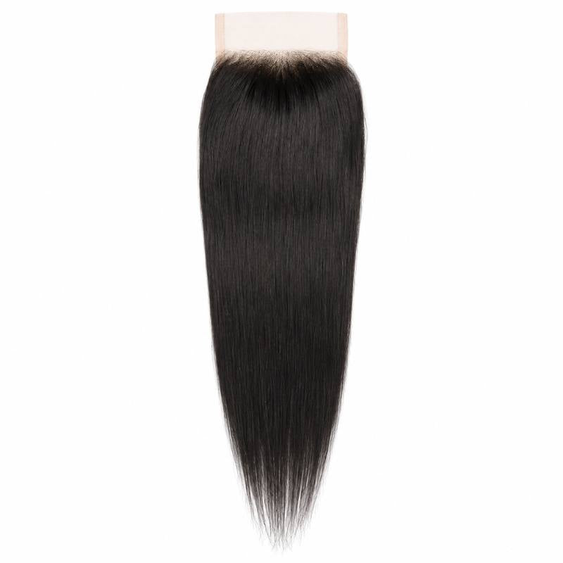 Straight 4x4 Transparent Lace Closure