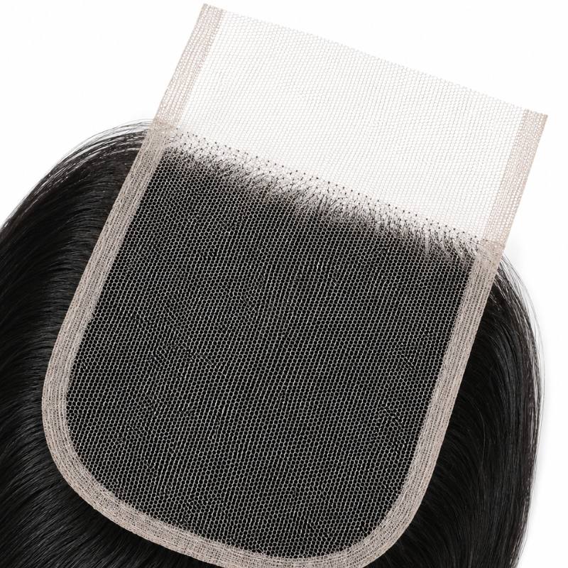 Straight 4x4 Transparent Lace Closure
