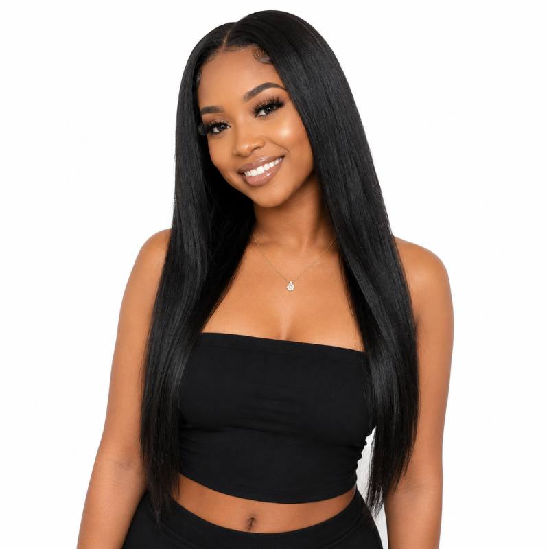 Straight U-Part Wig