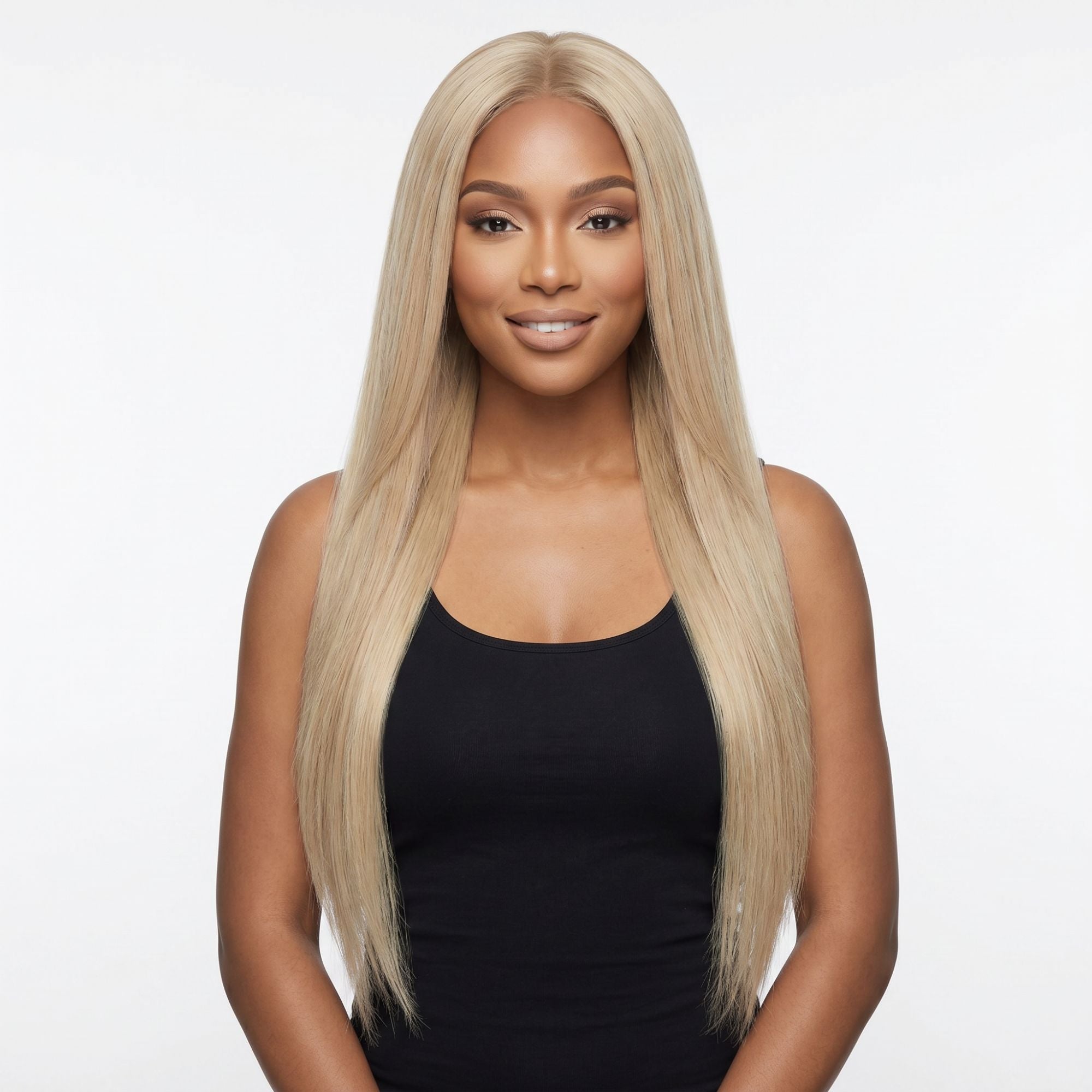 Warm Honey Blonde Seamless Clip-ins