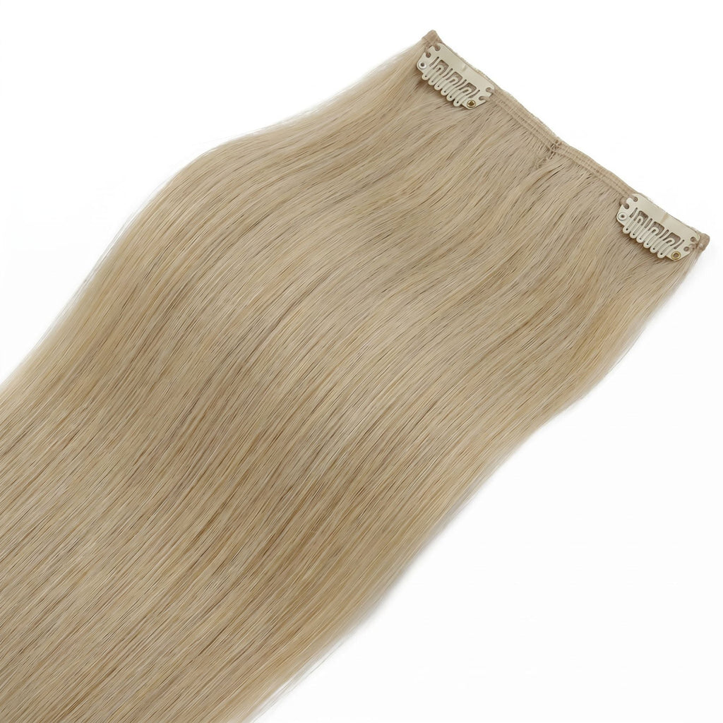 Warm Honey Blonde Seamless Clip-ins
