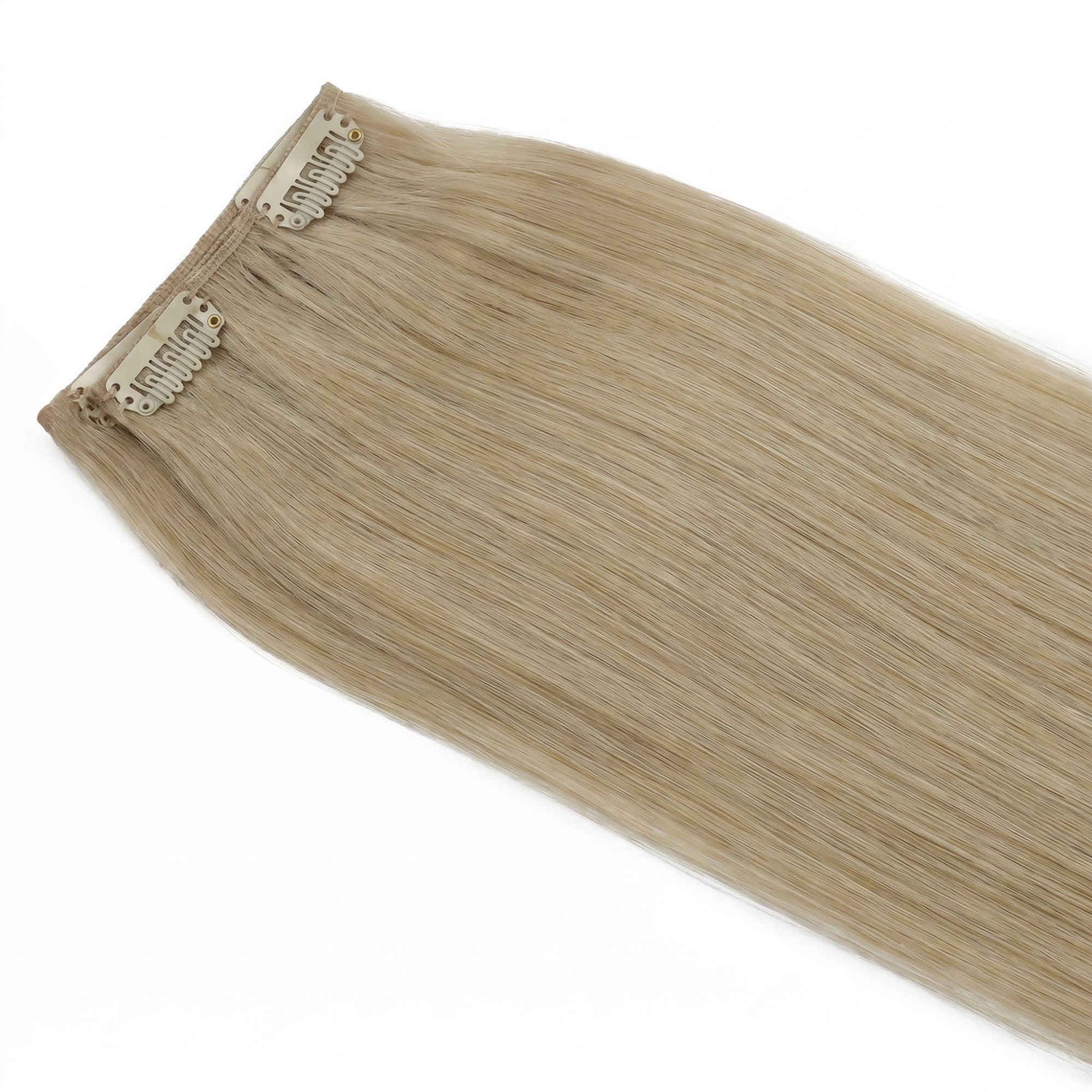 Warm Honey Blonde Seamless Clip-ins
