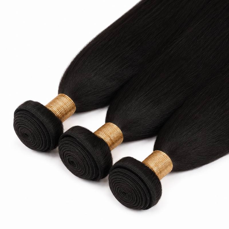 Yaki Straight Human Hair Bundle Deal