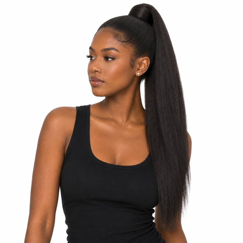 Yaki Straight Ponytail
