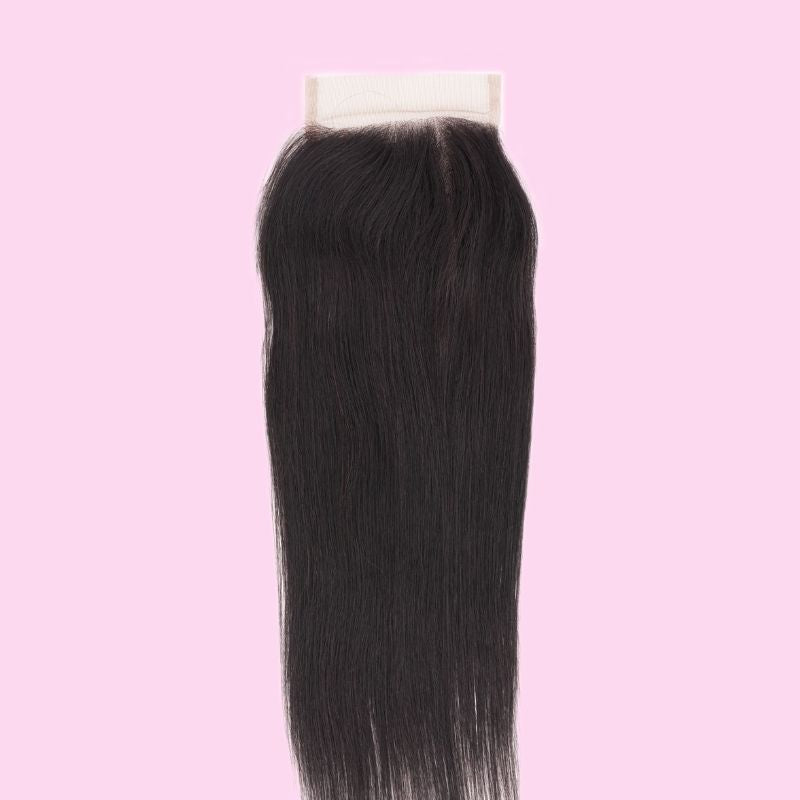 Straight 4x4 Transparent Lace Closure