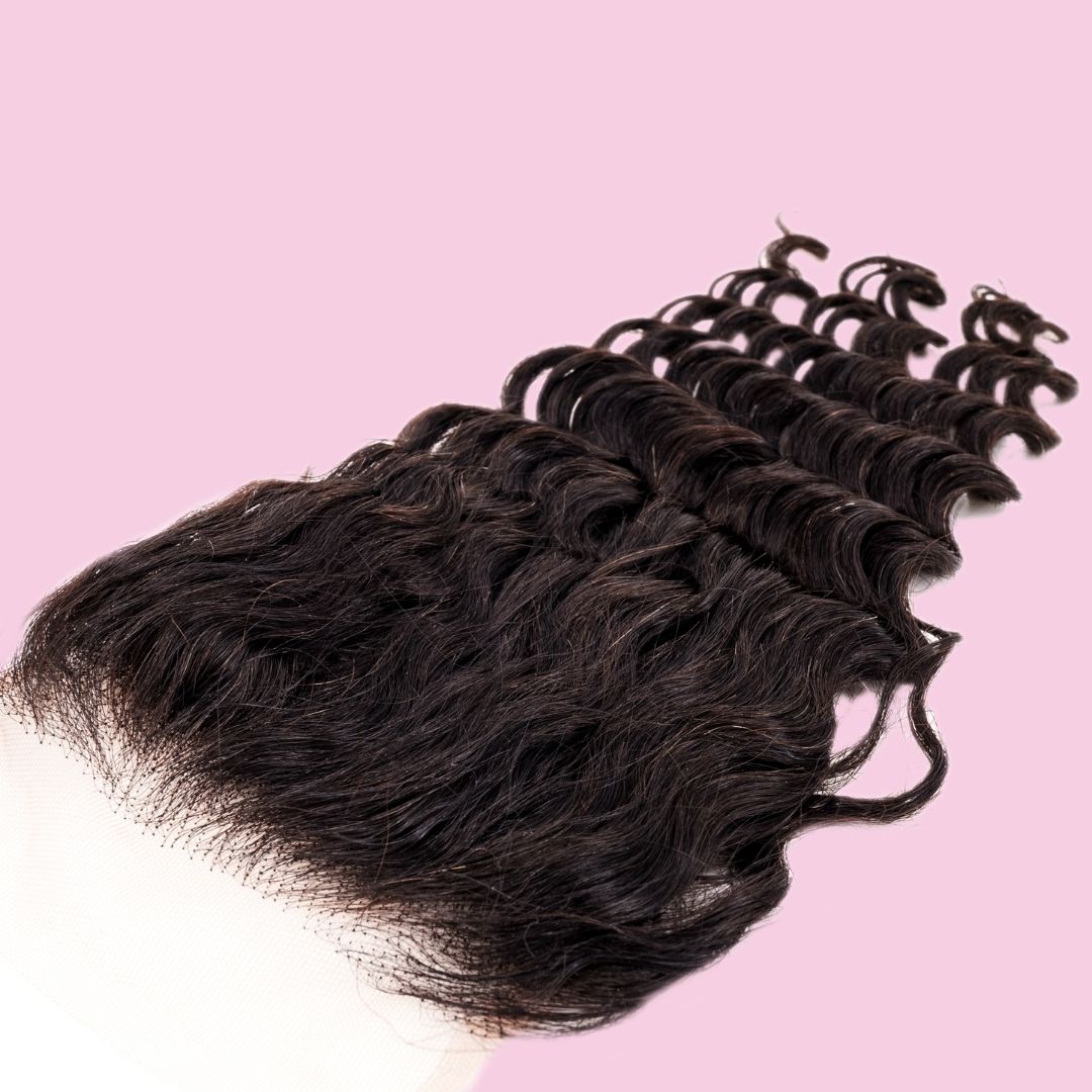 Deep Wave 4x4 Transparent Lace Closure