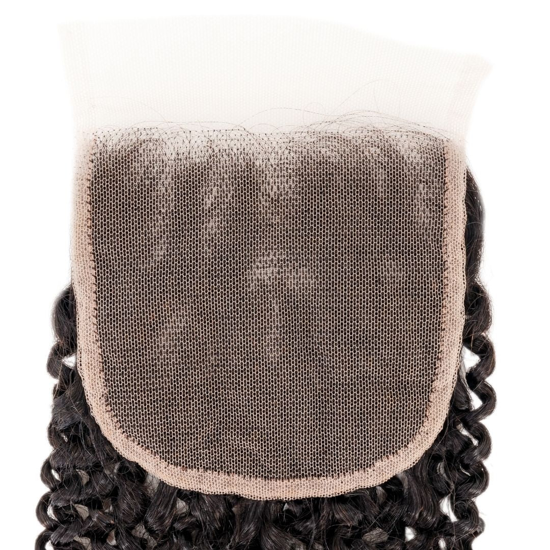 Kinky Curly 4x4 Transparent Lace Closure