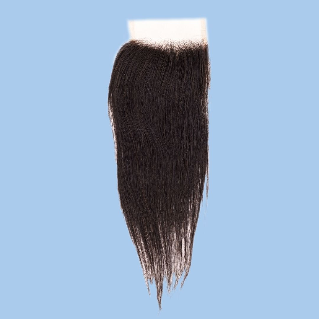 Straight 4x4 Transparent Lace Closure