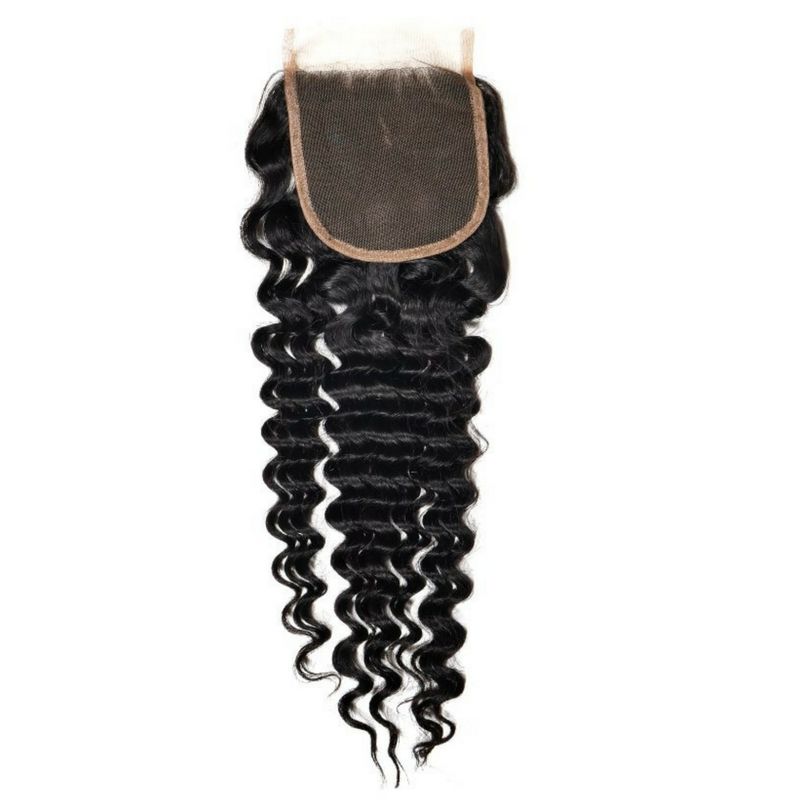 Deep Wave 4x4 Transparent Lace Closure
