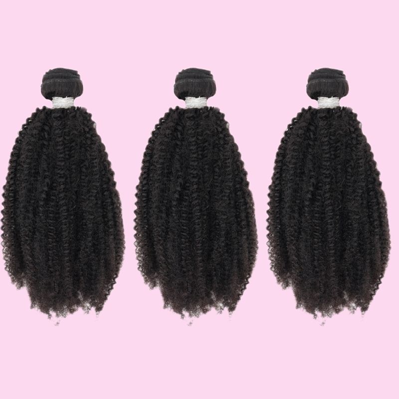 Afro Kinky Human Hair Bundle Deal