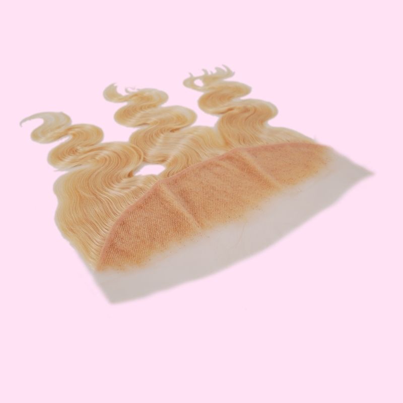 Blonde Body Wave 13x4 Transparent Lace Frontal