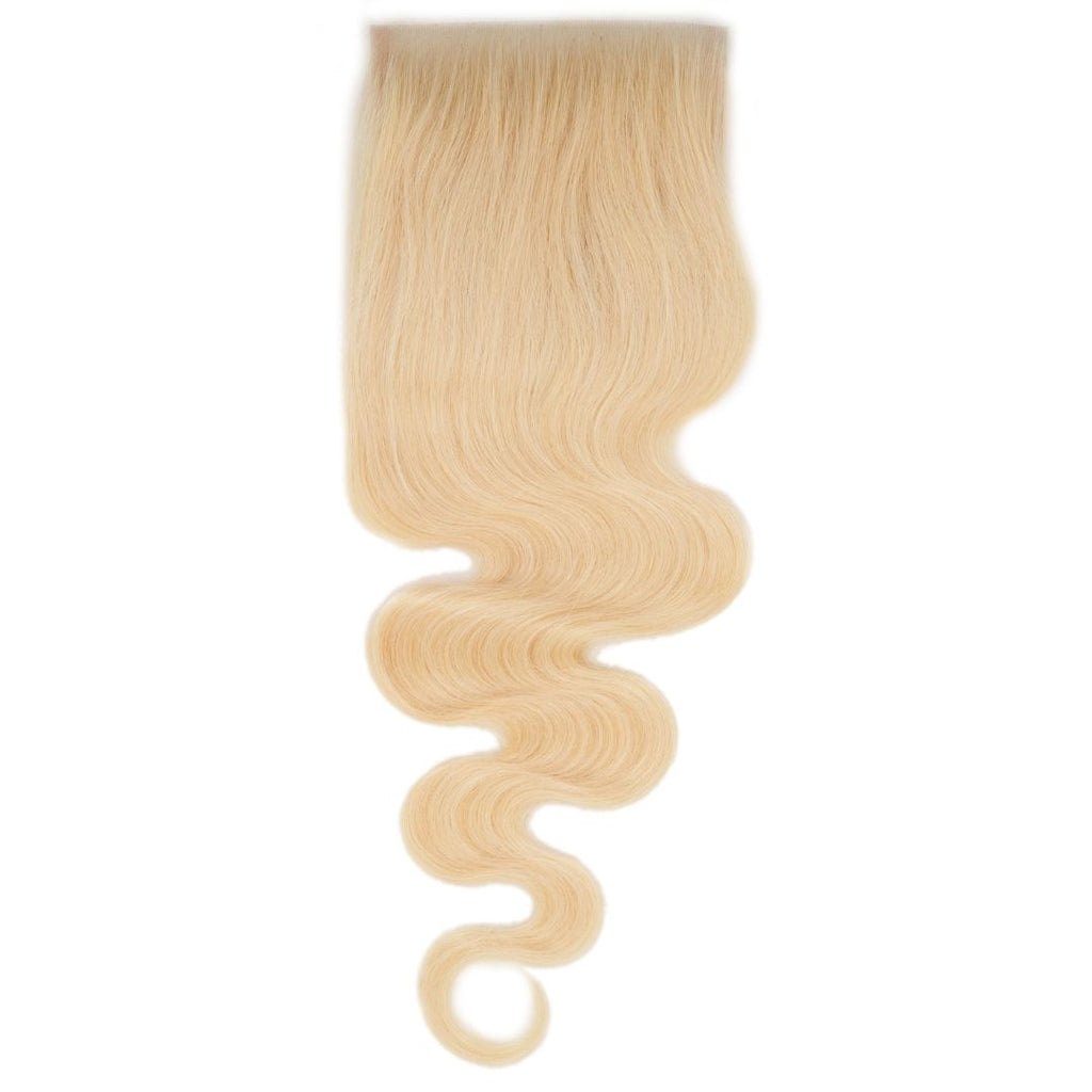 Blonde Body Wave 4x4 Transparent Lace Closure