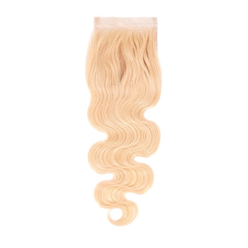 Blonde Body Wave 4x4 Transparent Lace Closure