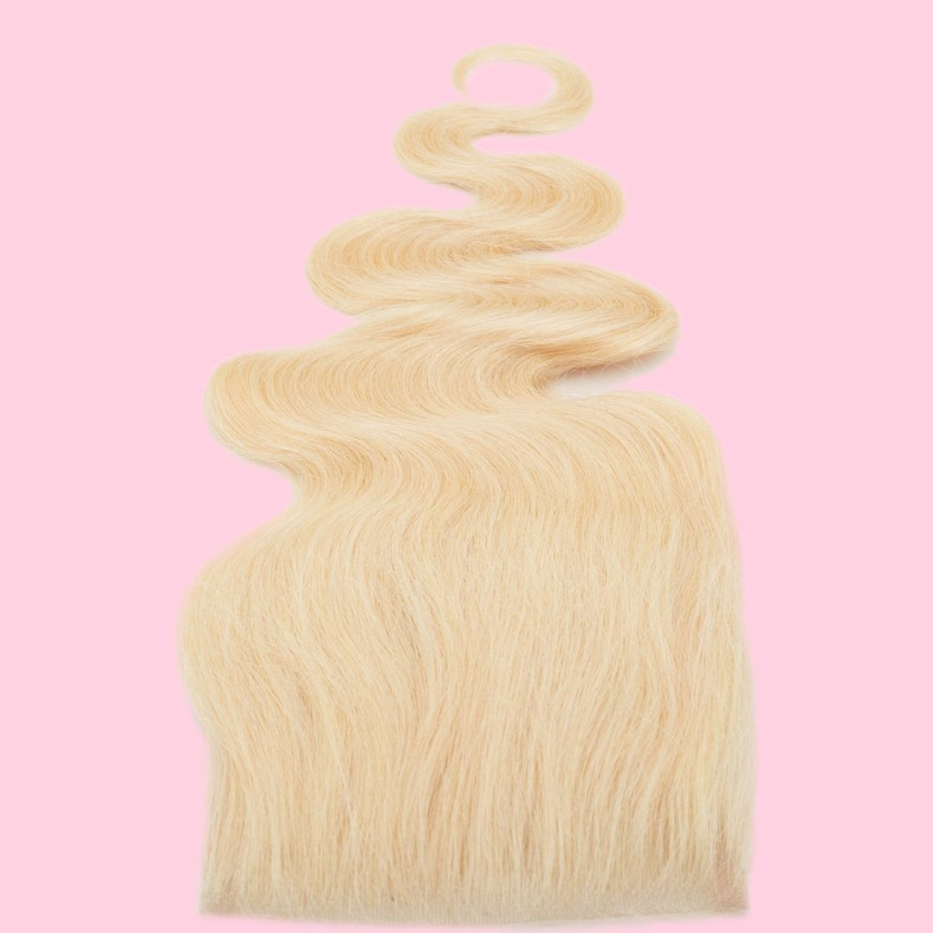 Blonde Body Wave 4x4 Transparent Lace Closure