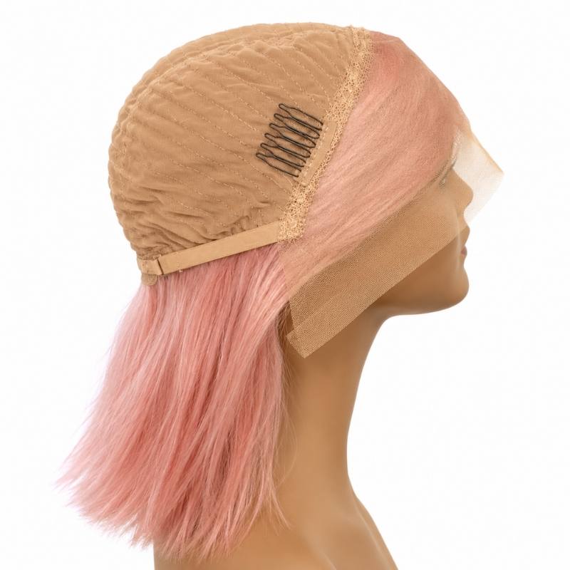 Taylor Jade Pink Reverie — 13x4 Transparent Lace Front Bob Wig