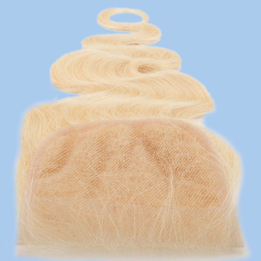 Blonde Body Wave 4x4 Transparent Lace Closure