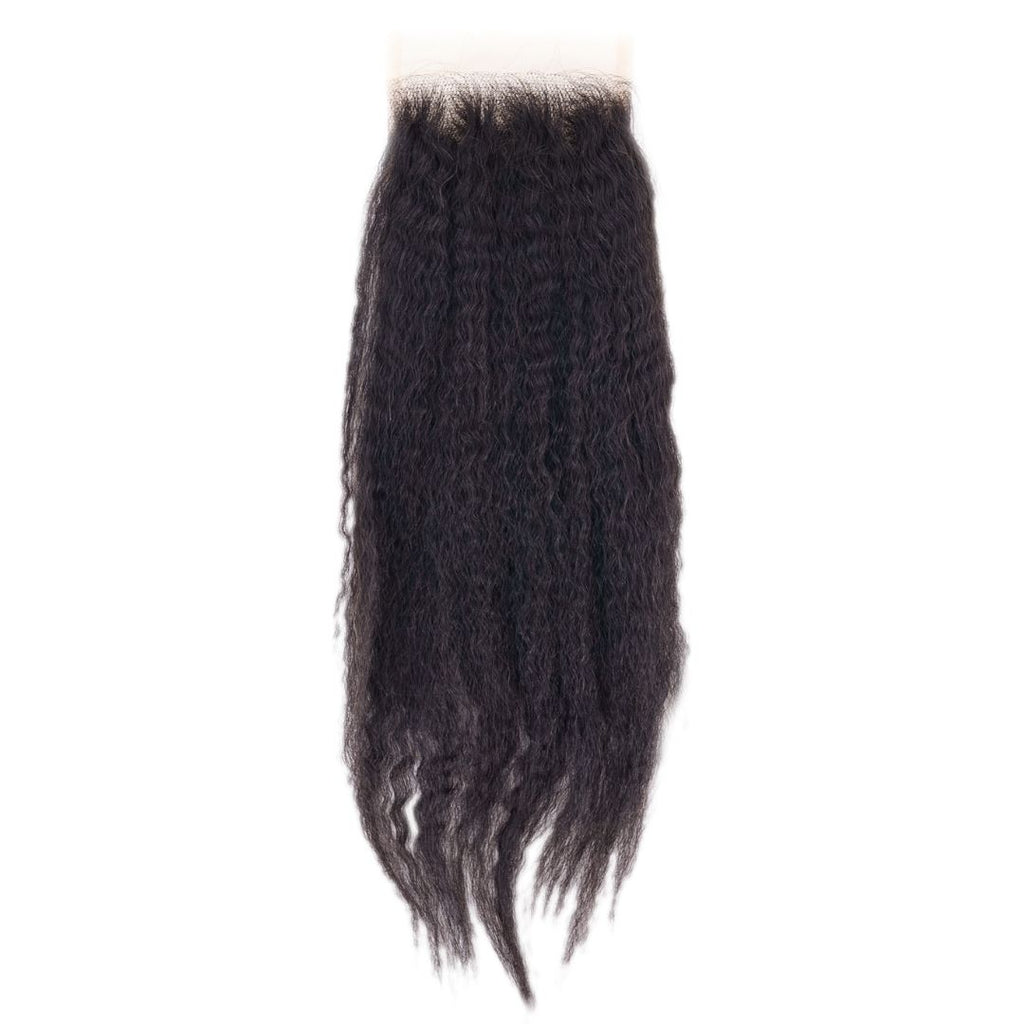 Kinky Straight 4x4 Transparent Lace Closure