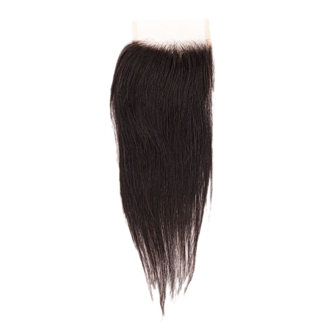 Straight 4x4 Transparent Lace Closure