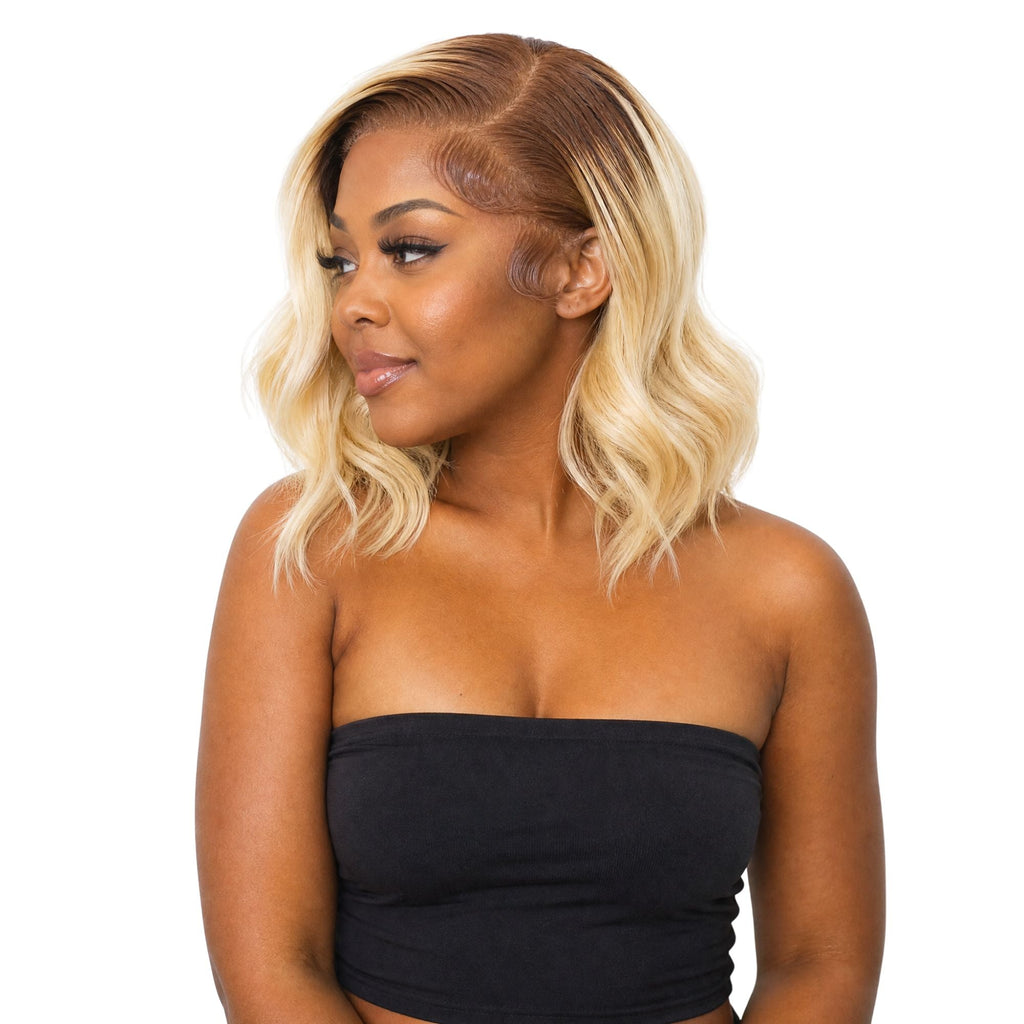 Taylor Jade Vanilla Suede — 13x4 Transparent Lace Front Bob Wig
