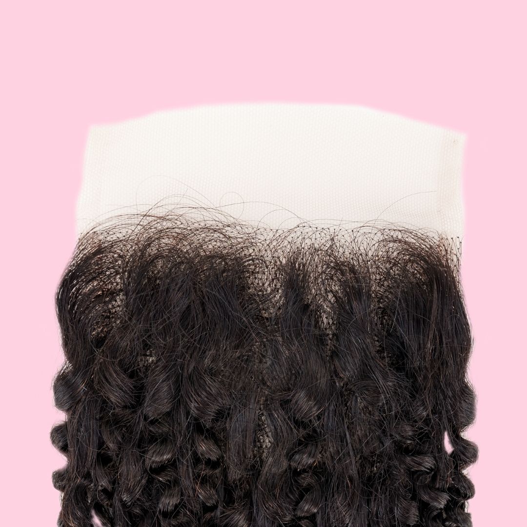 Kinky Curly 4x4 Transparent Lace Closure