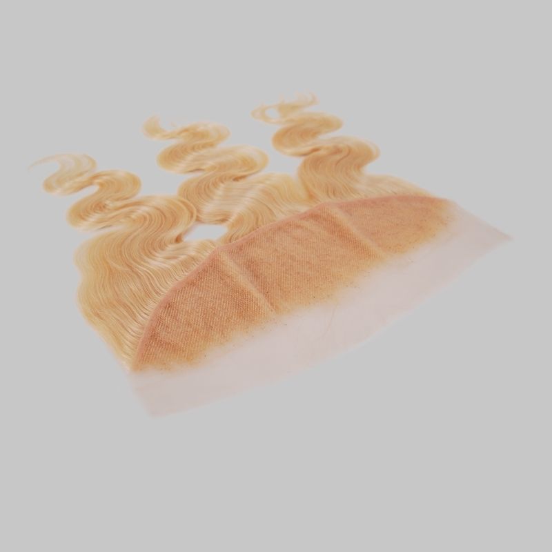 Blonde Body Wave 13x4 Transparent Lace Frontal