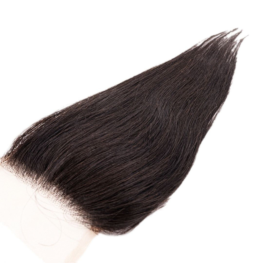 Straight 4x4 Transparent Lace Closure
